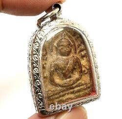 Phra Soomgor Powerful Thai Buddha Amulet Money Rich Lucky Happy Success Pendant