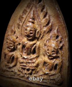 Phra Trikaya LP Tae B. E. 2507 (Three-Body Buddha) Thai Amulet