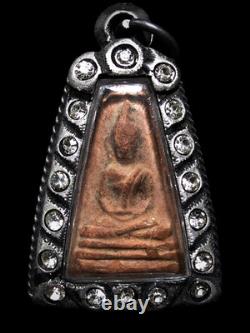 Phra U-Thong Ok Suek B. E. 2510'Military Blessing Edition' Thai Buddha Amulet
