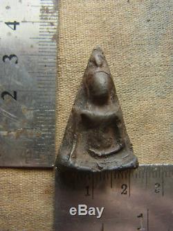 Phra Wat Nang Phaya, Phitsanulok, Phim Lek, Thai Buddha, Real Antique Silver Case