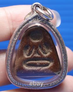 Phra pidta, Thai, Buddha, LP Kaew, Rare, Pendant, Amulet, blessed, wat, Powerful, Talisman