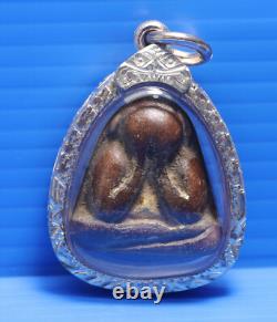 Phra pidta, Thai, Buddha, LP Kaew, Rare, Pendant, Amulet, blessed, wat, Powerful, Talisman