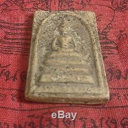 Phra somdaj Tor -Rare wat Rakang thai Amulet Buddha, the holy material old# A
