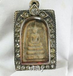Phra somdaj Tor pokpo wat Rakang thai Amulet Buddha, the holy material old# 2