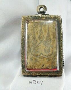 Phra somdaj Tor pokpo wat Rakang thai Amulet Buddha, the holy material old# 2