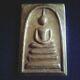 Phra somdaj wat Rakang thai Amulet Buddha, the holy material old# 1