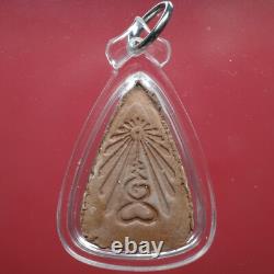 Phuttho Mae chee boon ruen, Nuer Phong BE. 2516 Card. Thai buddha amulet #8