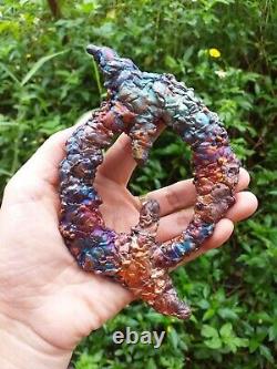 Power Leklai Nagabucha Rainbow 7 Color Serpent Naga Buddha Magic Amulet Thai
