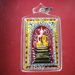 Pra Somdej (5 Gold Takut)- LPr Koon Wat Ban Rai BE 2537 Thai buddha amulet#Card1