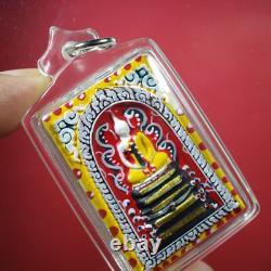 Pra Somdej (5 Gold Takut)- LPr Koon Wat Ban Rai BE 2537 Thai buddha amulet#Card1
