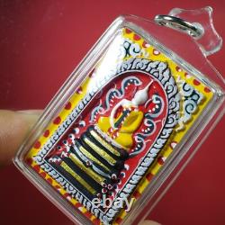 Pra Somdej (5 Gold Takut)- LPr Koon Wat Ban Rai BE 2537 Thai buddha amulet#Card1