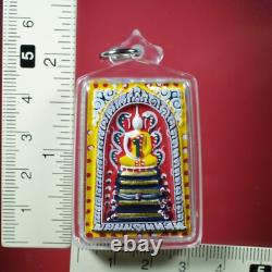 Pra Somdej (5 Gold Takut)- LPr Koon Wat Ban Rai BE 2537 Thai buddha amulet#Card2