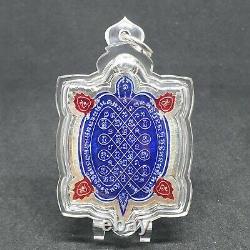 Pra Turtle 9 Rich Silver withGold LP Thong Wat Baanrai Thai Buddha Amulets