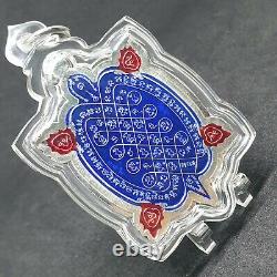 Pra Turtle 9 Rich Silver withGold LP Thong Wat Baanrai Thai Buddha Amulets