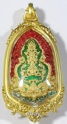 Preventive Thai amulet Buddha talisman Wessuwan Coin Vessavana AJ LP Nikhom 3
