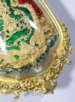 Preventive Thai amulet Buddha talisman Wessuwan Coin Vessavana AJ LP Nikhom 3