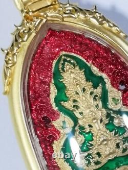 Preventive Thai amulet Buddha talisman Wessuwan Coin Vessavana AJ LP Nikhom 3