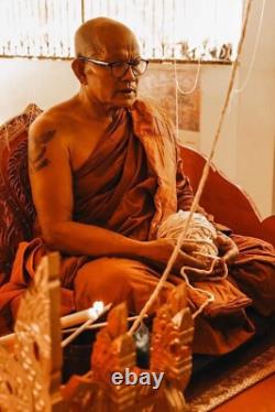 Preventive Thai amulet Buddha talisman Wessuwan Coin Vessavana AJ LP Nikhom 3