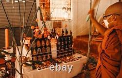 Preventive Thai amulet Buddha talisman Wessuwan Coin Vessavana AJ LP Nikhom 3