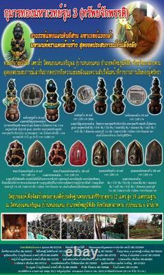 Pujawkamhang hermit Thai Buddha thai amulet Aj Manit good luk fetish talisman