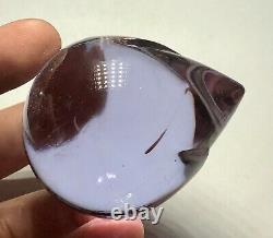 Purple Big Lotus Kaew Naga Eye Gems Thai Amulet Buddha Talisman Magic Rich Charm