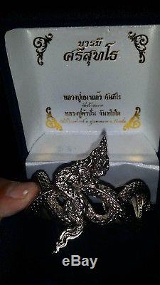 RARE! Beautiful NAKA LP SresudTho genuine Thai Buddha Amulet Bracelet 1 of 99