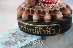 RARE KUMANTHONG Mija Ajan Manit Thai Buddha big size 17 Luang Phor amulet