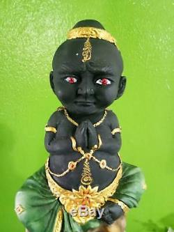 RARE Kuman Thong MAHAVAT 1 Thai Buddha thai amulet Arjan Manit statue soul metal