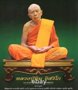 RARE! Phra Pidta Pim PumPui LP Tim Wat Raharn Rai Old Wat Thai Amulet Buddha