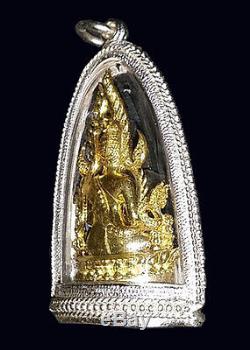REAL! Phra Chinnaraj jomrachan wat Yai be. 2555, Thai Buddha Amulets, Silver case