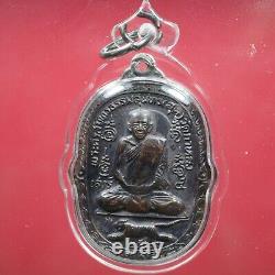 RIEN SAO 5, Lp Sood Wat Kalong BE2523. Thai buddha amulet & CARD #2