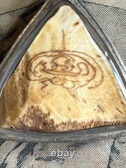 Rahu Kae, L P Rea Wat Phrasong, yr2539Thai Buddha Amulet, silver Casing