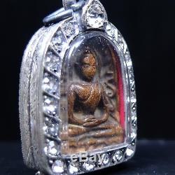 Rare Antique Ancient Siam Sum Kor, Thai Buddha Amulet Pendant # Champ Condition