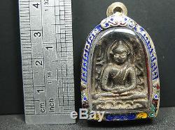Rare Antique Ancient Siam Sum Kor, Thai Buddha Amulet Pendant Real
