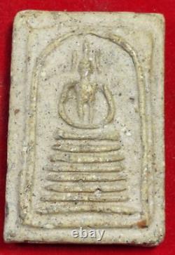 Rare Antique Thai Amulet Buddha Pra Somdej Wat Ket Chaiyo Magic Pendant Talisman
