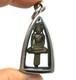 Rare Antique Thai Buddha Amulet Pendant Phra Yod Thong Ayutthaya Art Brass Alloy
