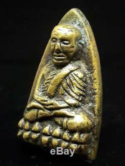 Rare BE2505 Phra LP Tuad, Thuad Pim TaoReed A, Wat Changhai Thai Buddha Amulet