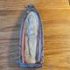 Rare Beautiful Thai Buddha Amulet Phra Roung set in Antique silver case