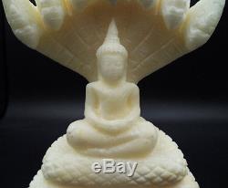 Rare Buddha Naga Prok Core Stone Relics 300 Yod Thai Amulet