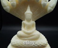 Rare Buddha Naga Prok Core Stone Relics 300 Yod Thai Amulet