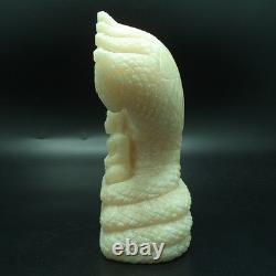 Rare Buddha Naga Prok Statue Core Stone Relics 300 Yod Thai Amulet