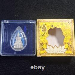 Rare Emerald Buddha Silver Sandblasted Large Model Thai Amulet 2007 108 Masters