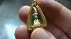 Rare Green Emerald Buddha Triangle Thai Amulets From Thailand