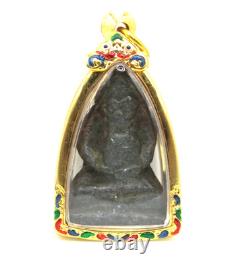 Rare Lek Lai Phra Rahu Rahoo Om Jan Pendant Thai Buddha Amulet LP Suang 1976