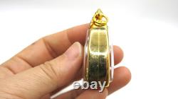 Rare Lek Lai Phra Rahu Rahoo Om Jan Pendant Thai Buddha Amulet LP Suang 1976