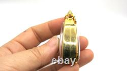 Rare Lek Lai Phra Rahu Rahoo Om Jan Pendant Thai Buddha Amulet LP Suang 1976