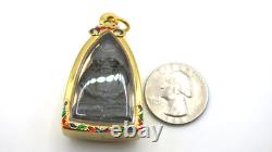 Rare Lek Lai Phra Rahu Rahoo Om Jan Pendant Thai Buddha Amulet LP Suang 1976