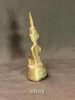 Rare Old Ancient Laos-thai Buddha Amulet Phra Chiang Rung, Art Of Lan Chang