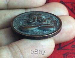 Rare Old Coin Phra Pidta Pung Pakan First Edition B. E. 2530 Thai Amulet Buddha