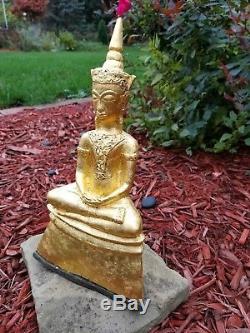 Rare, Old, Incredible Phra Chai Bucha! Ngang Ngung Thai Amulet Buddha